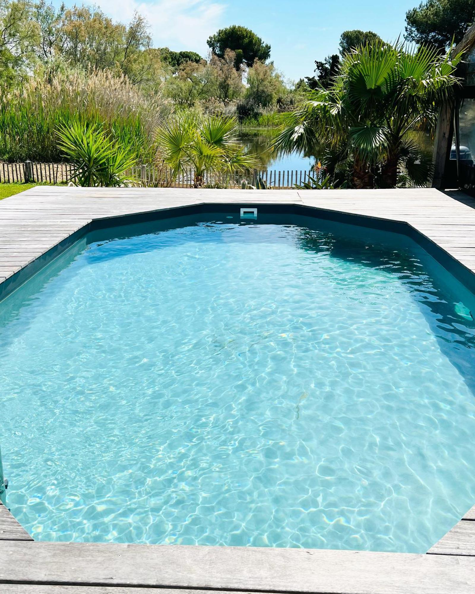 Cabane Le Flamant Avec Jardin, Piscine Et Parking Saintes-Maries-de-la-Mer Buitenkant foto